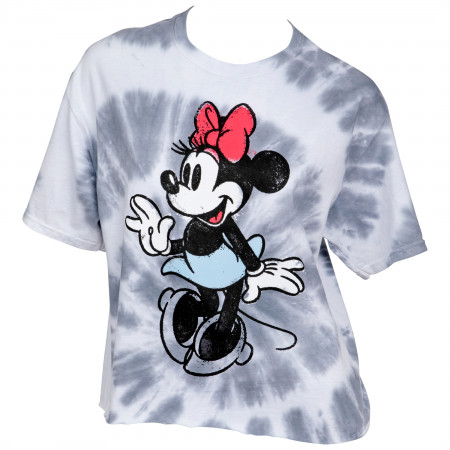 Disney Minnie Mouse Character Acid Washed T-shirt